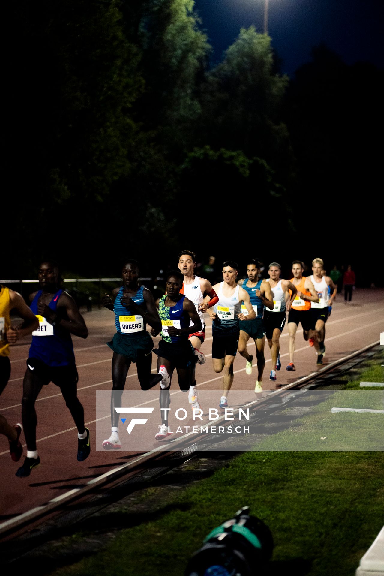 Maximilian Thorwirth (SFD 75 Duesseldorf-Sued) ueber 5000m am 28.05.2022 waehrend der World Athletics Continental Tour IFAM Oordegem in Oordegem